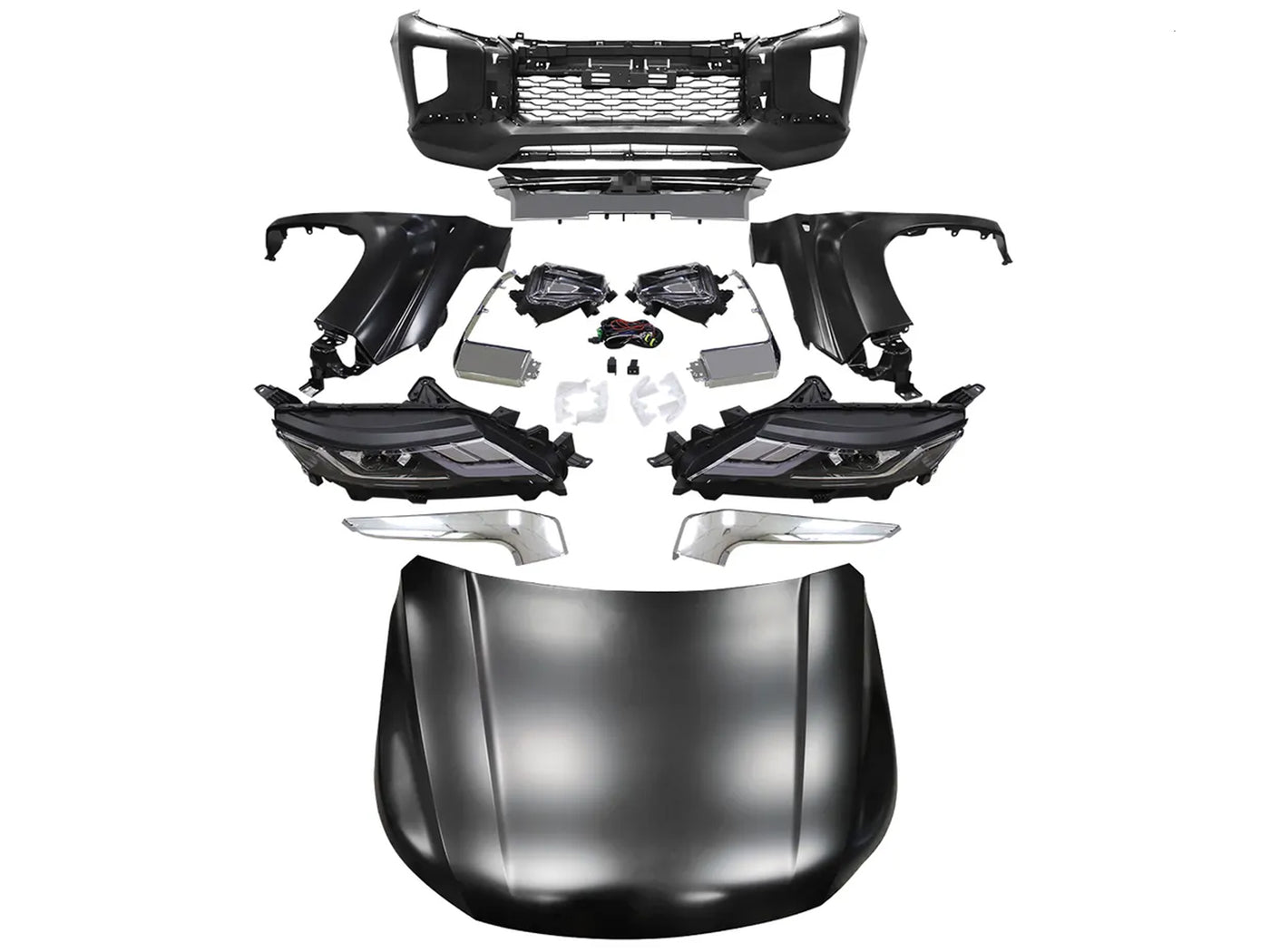 Body Kit de Conversion para Mitsubishi L200 Sportero 2016-2020 a 2024