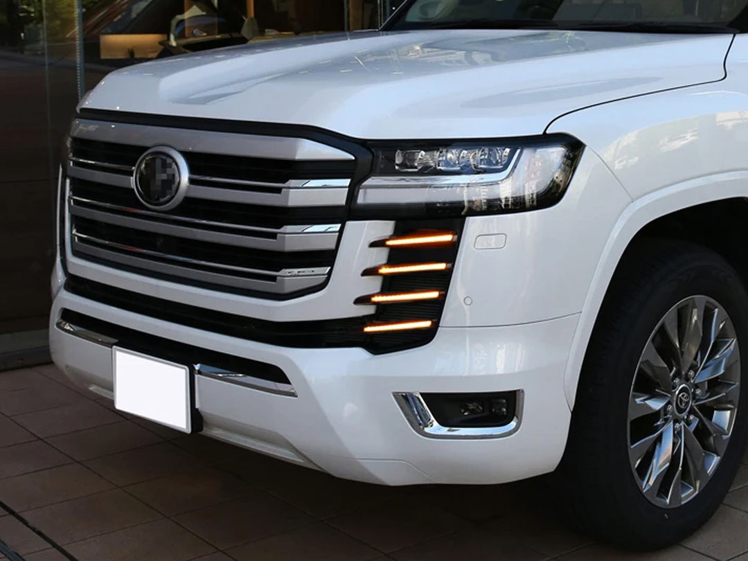Pestañas Led Drl Delanteras para Toyota Land Cruiser Lc300 2022-2026