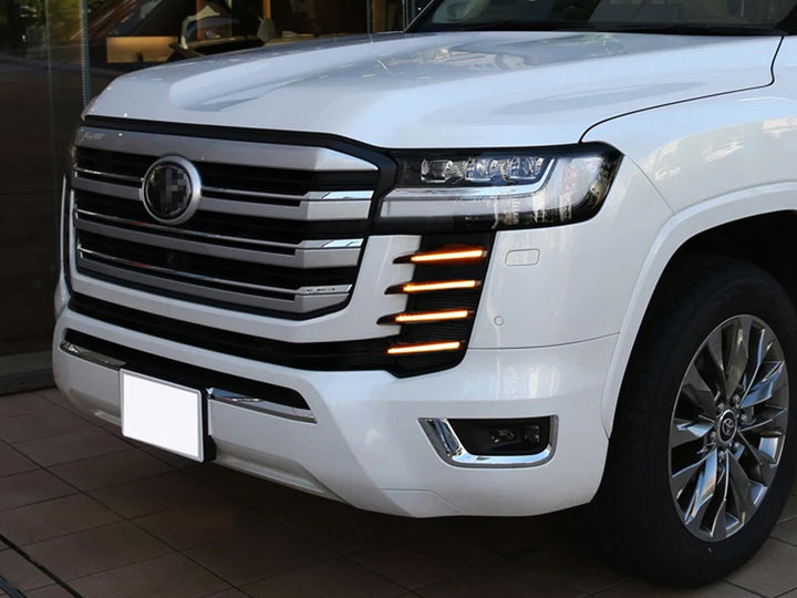 Pestañas Led Drl Delanteras para Toyota Land Cruiser Lc300 2022-2026