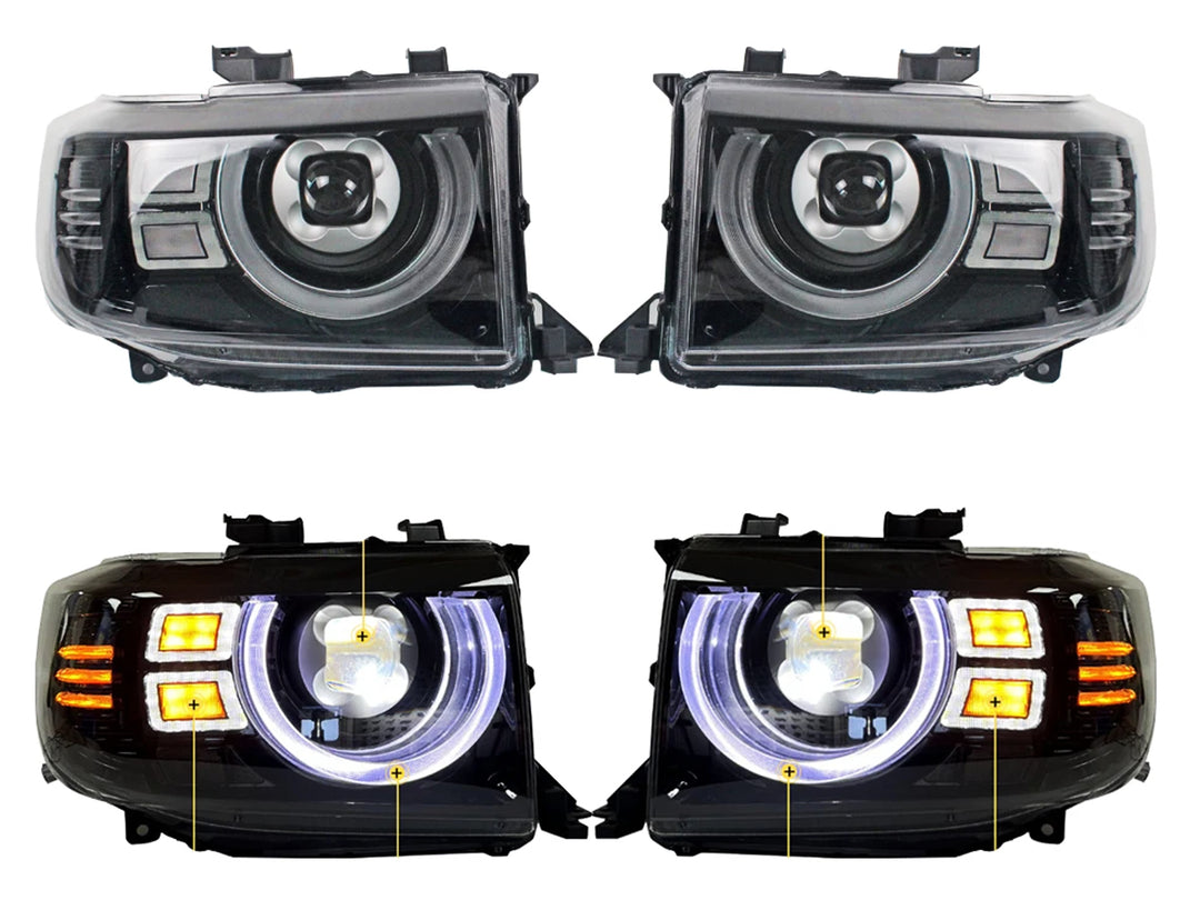 Farolas Led Drl Tipo XB para Toyota Land Cruiser Series 70-71-76-77-78-79