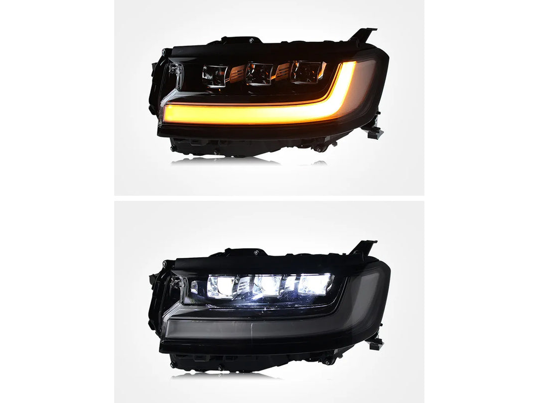 Farolas Led Drl Tipo Zx para Toyota Land Cruiser Lc300 2022-2026