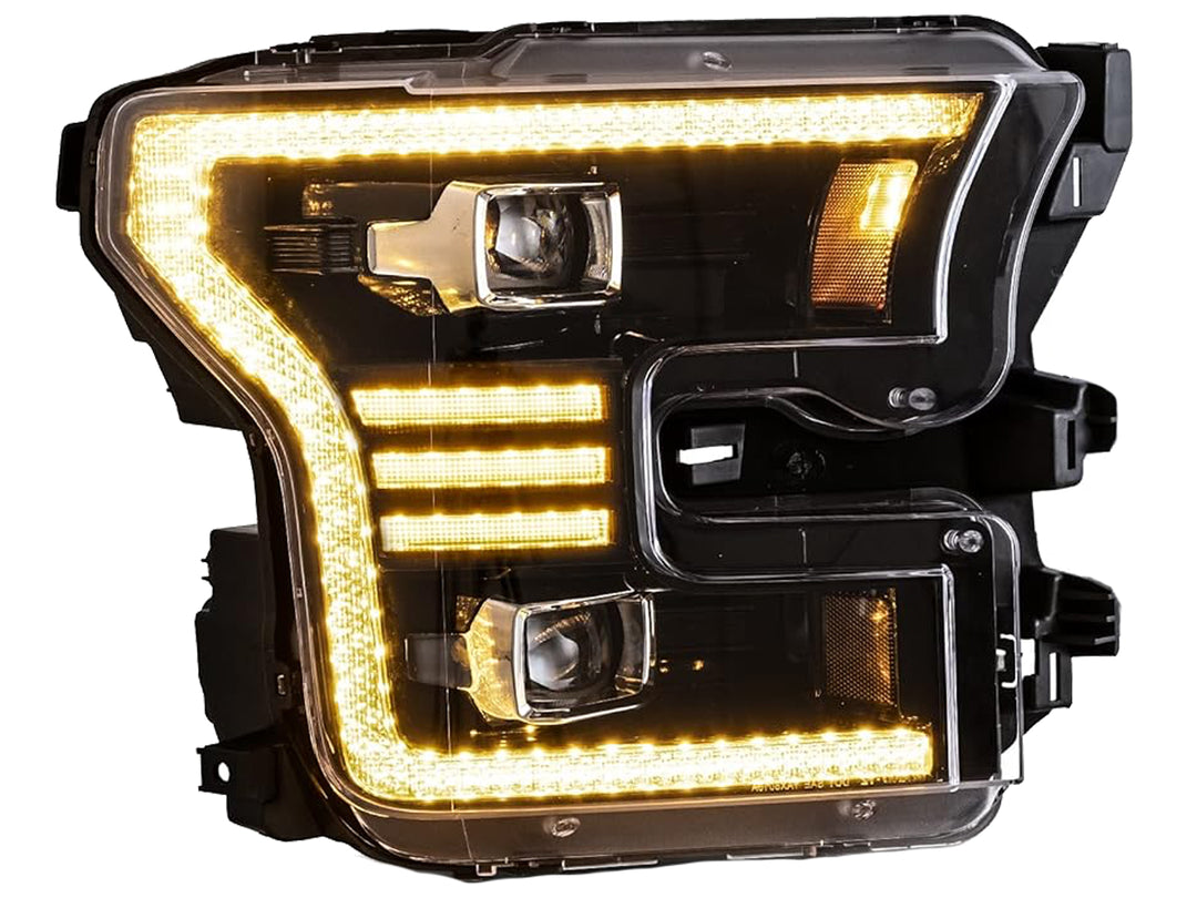 Farolas Led Drl Tipo Raptor para Ford F-150 2015-2017