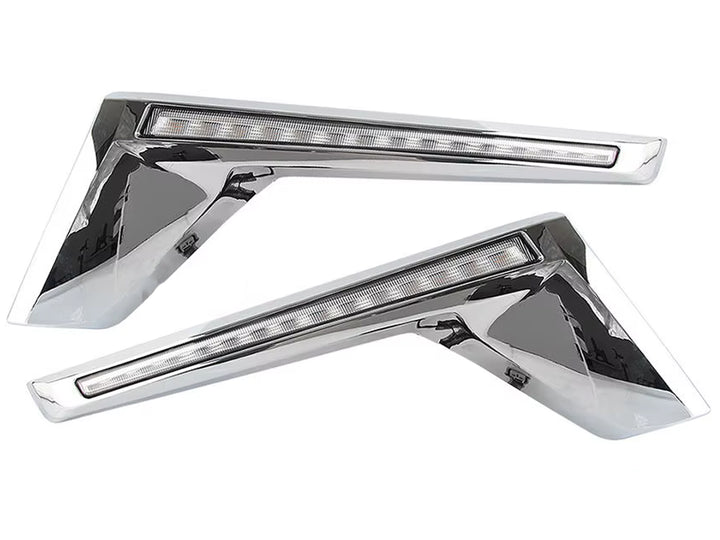 Pestañas Led Drl Delanteras para Toyota Land Cruiser Lc200 2016-2021