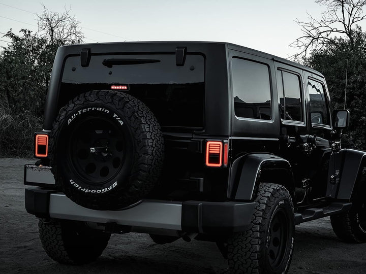 Stops Led Drl de Lujo para Jeep Wrangler 2007-2018