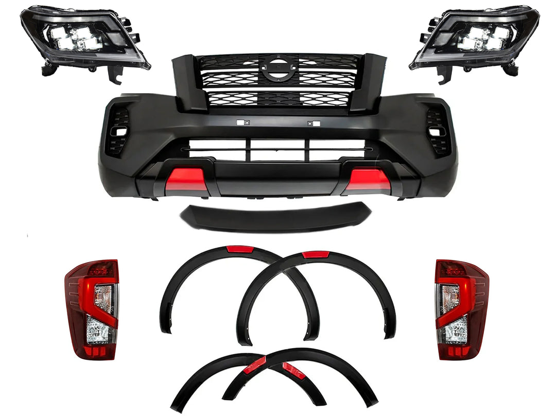 Body Kit de Conversion para Nissan Frontier 2016-2021 a Pro-4X