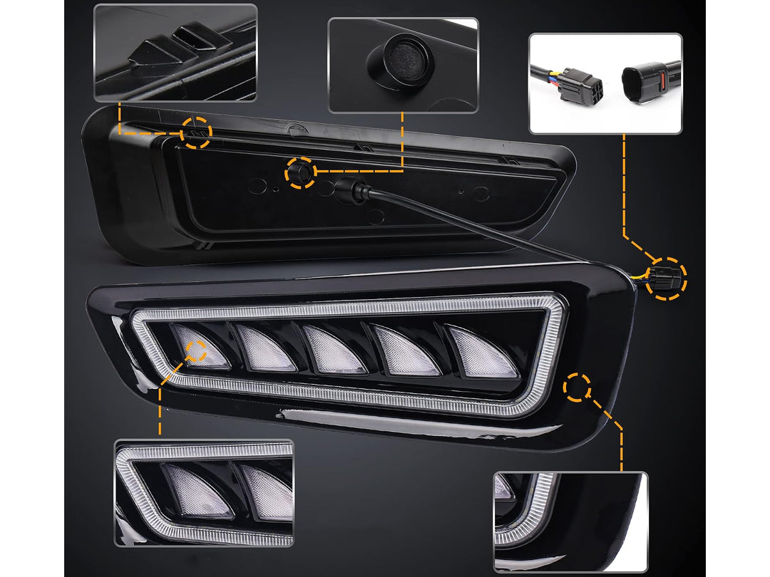 Exploradoras Led Drl Delanteras para Ford F-150 Raptor 2015-2020