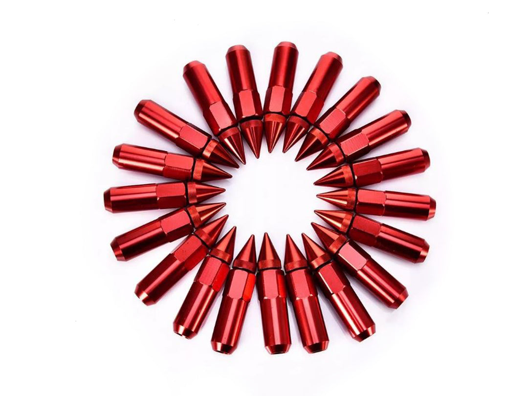 Tuercas Tuning de Lujo para Rines de Carros - Roja