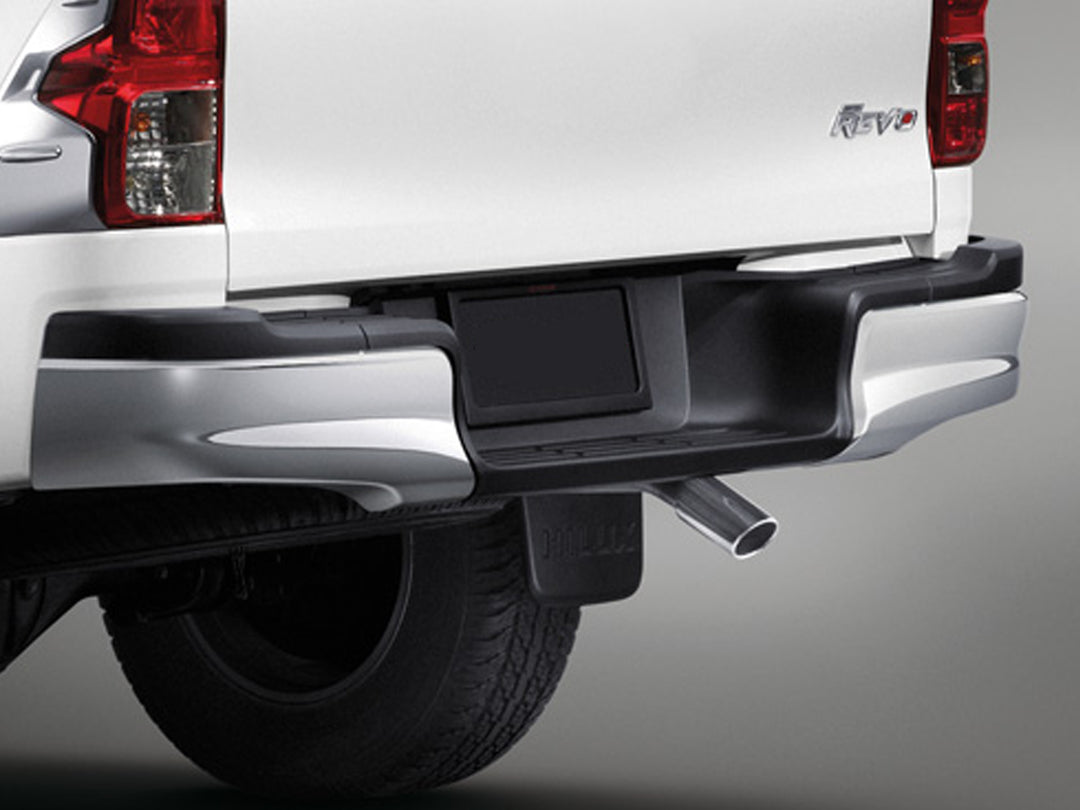 Bomper Trasero Curvo Cromado para Toyota Hilux 2017-2026