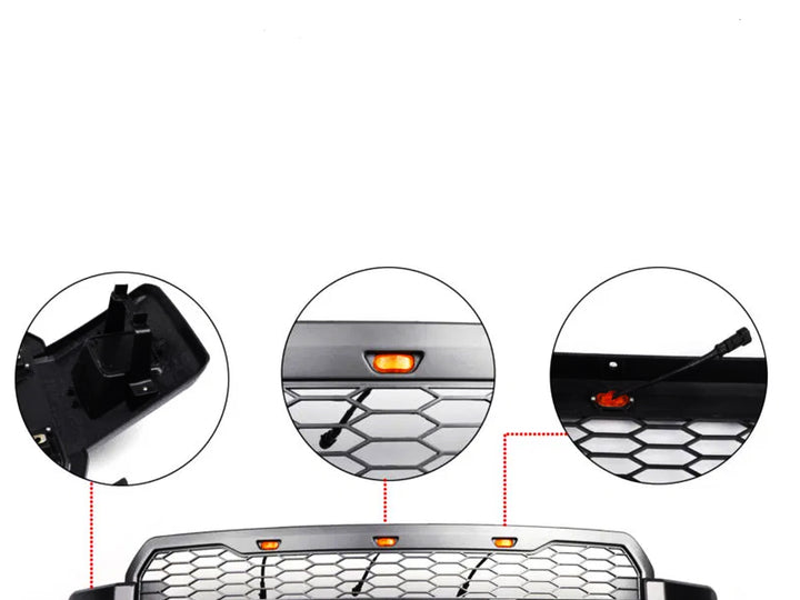 Persiana de Lujo Tipo Raptor para Ford F-150 2018-2020