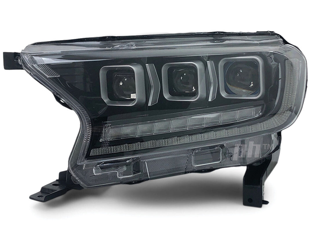 Farolas Led Drl Tipo Bugatti para Ford Ranger 2017-2023
