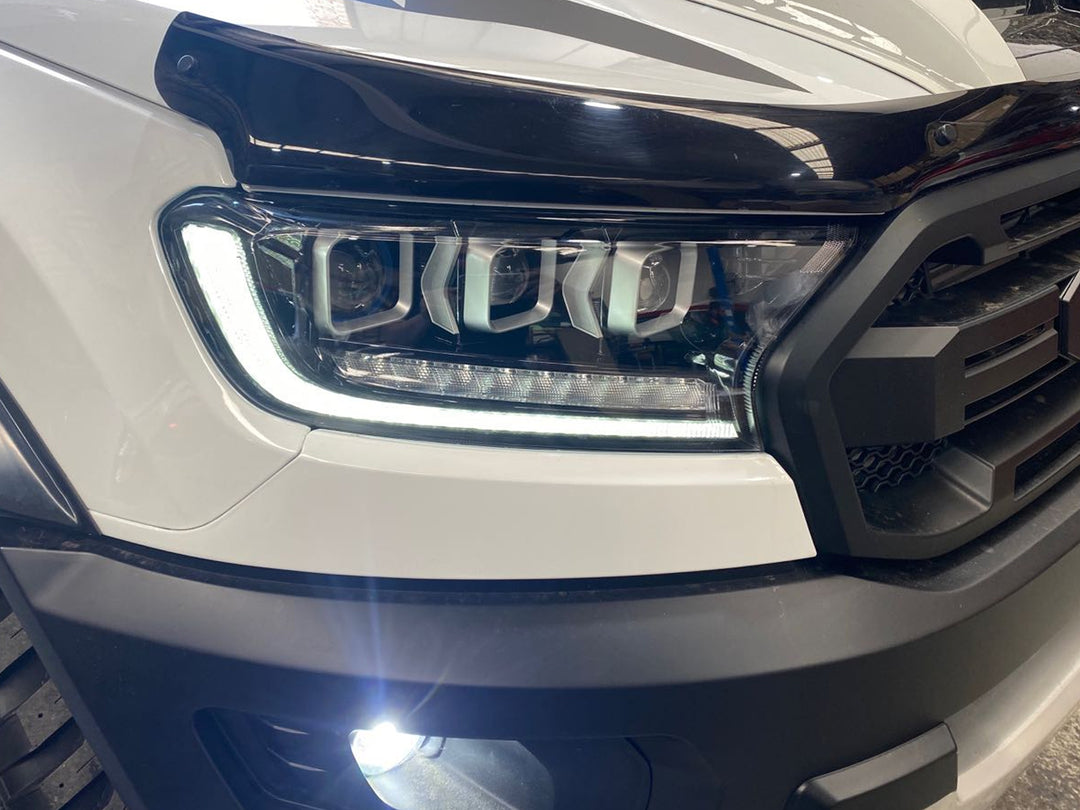 Farolas Led Drl Tipo Bugatti para Ford Ranger 2017-2023