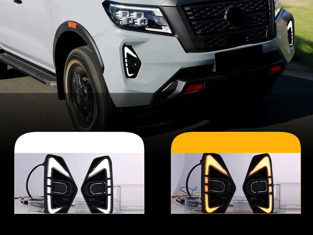 Exploradoras Led Drl Delanteras Originales para Nissan Frontier NP300 2022-2026