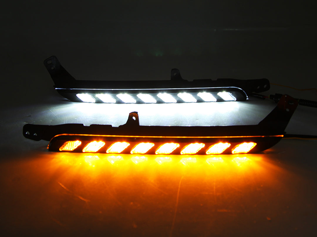 Pestañas Led Drl de Farolas para Toyota Hilux 2021-2026