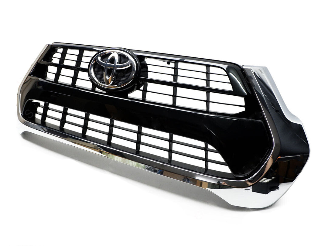 Persiana de Lujo Cromada para Toyota Hilux 2021-2026