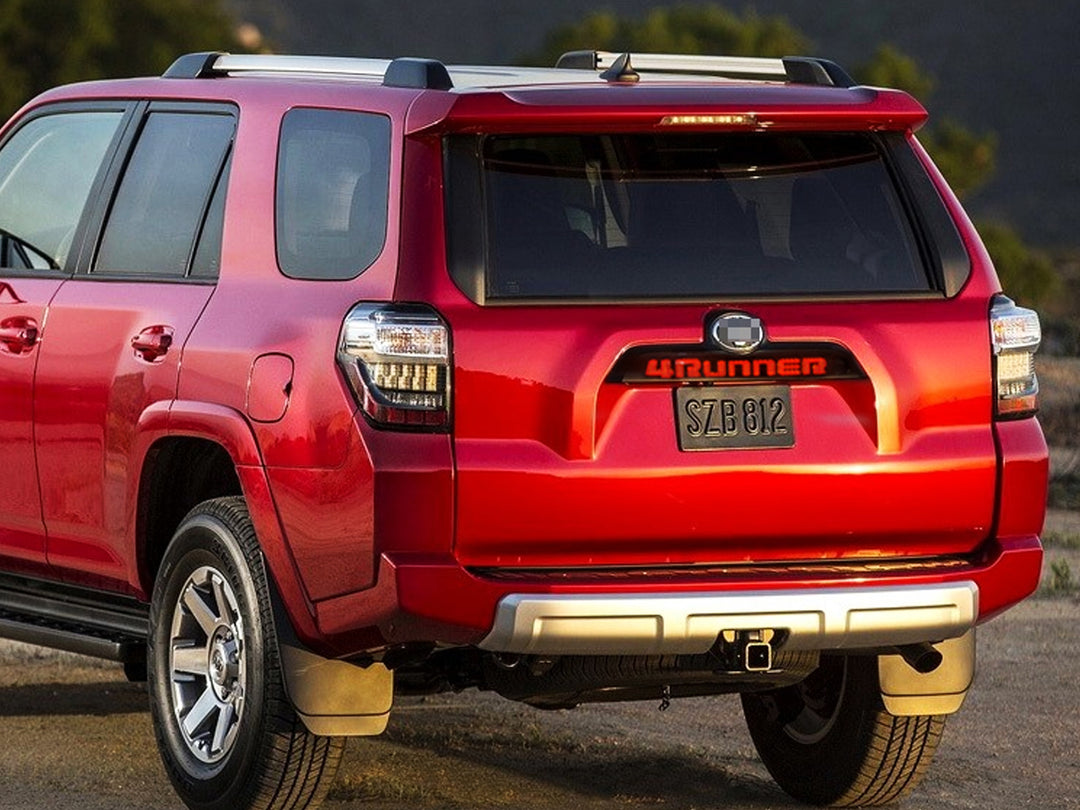 Plaquero Trasero Negro con Luz Led para Toyota 4Runner 2010-2024
